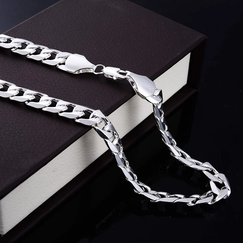 Fashion Men Women Neck Necklace Classic Chain Jewelry Male Trendy Chain Necklace HipHop Jewelry Gift (image for) Fashion Men Women Neck Necklace Classic Chain Jewelry Male Trendy Chain Necklace HipHop Jewelry Gift